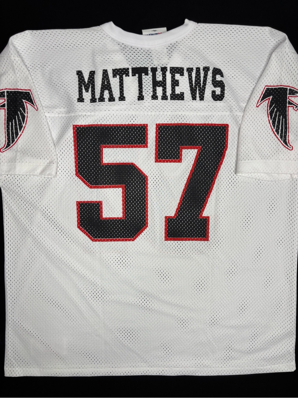 Vtg Rare Atlanta Falcons Clay Matthews #57 Jersey Men’s XL 90s Logo Athletic